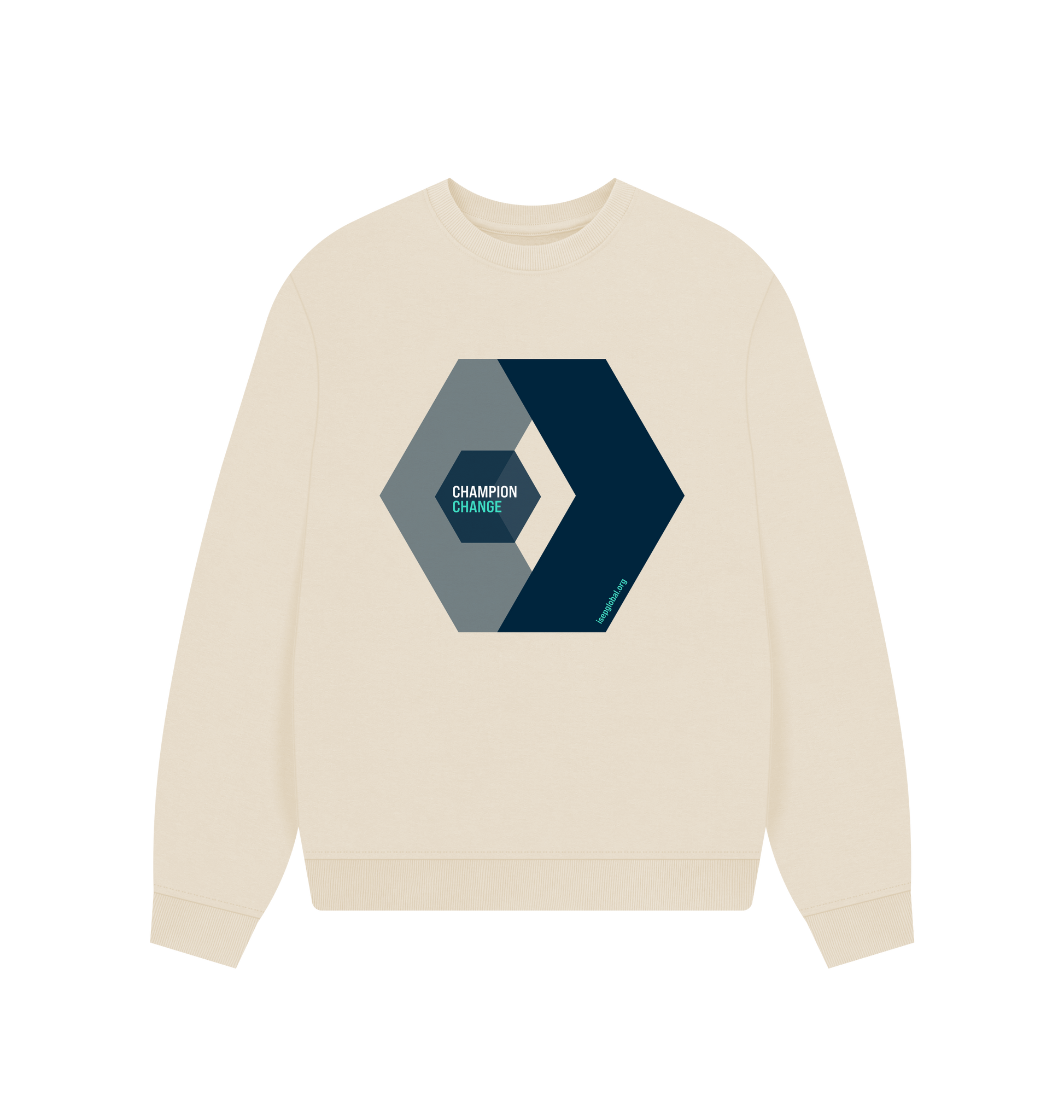 Oat Printed Sweater Front