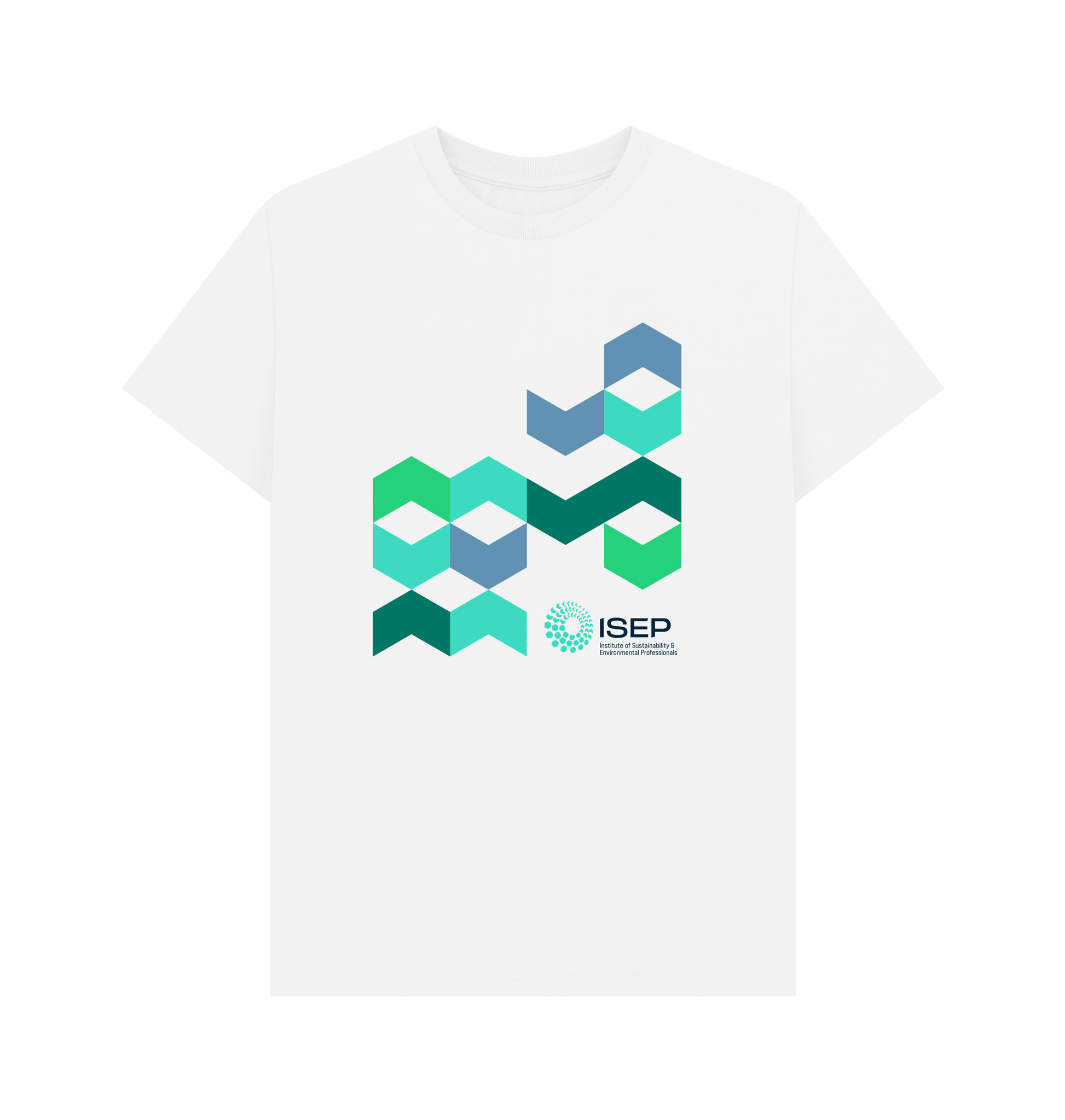 White Printed T-shirt Front