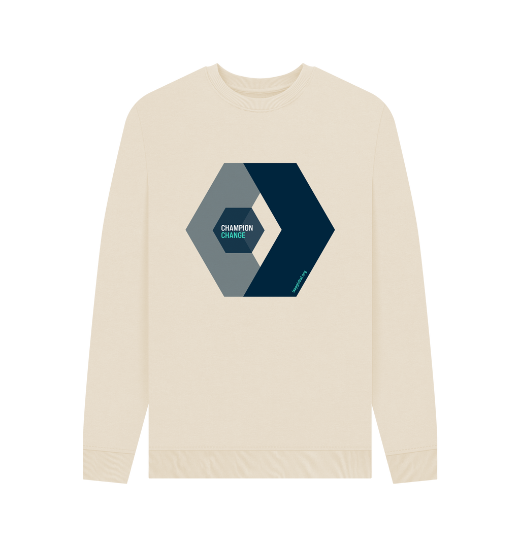Oat Printed Sweater Front