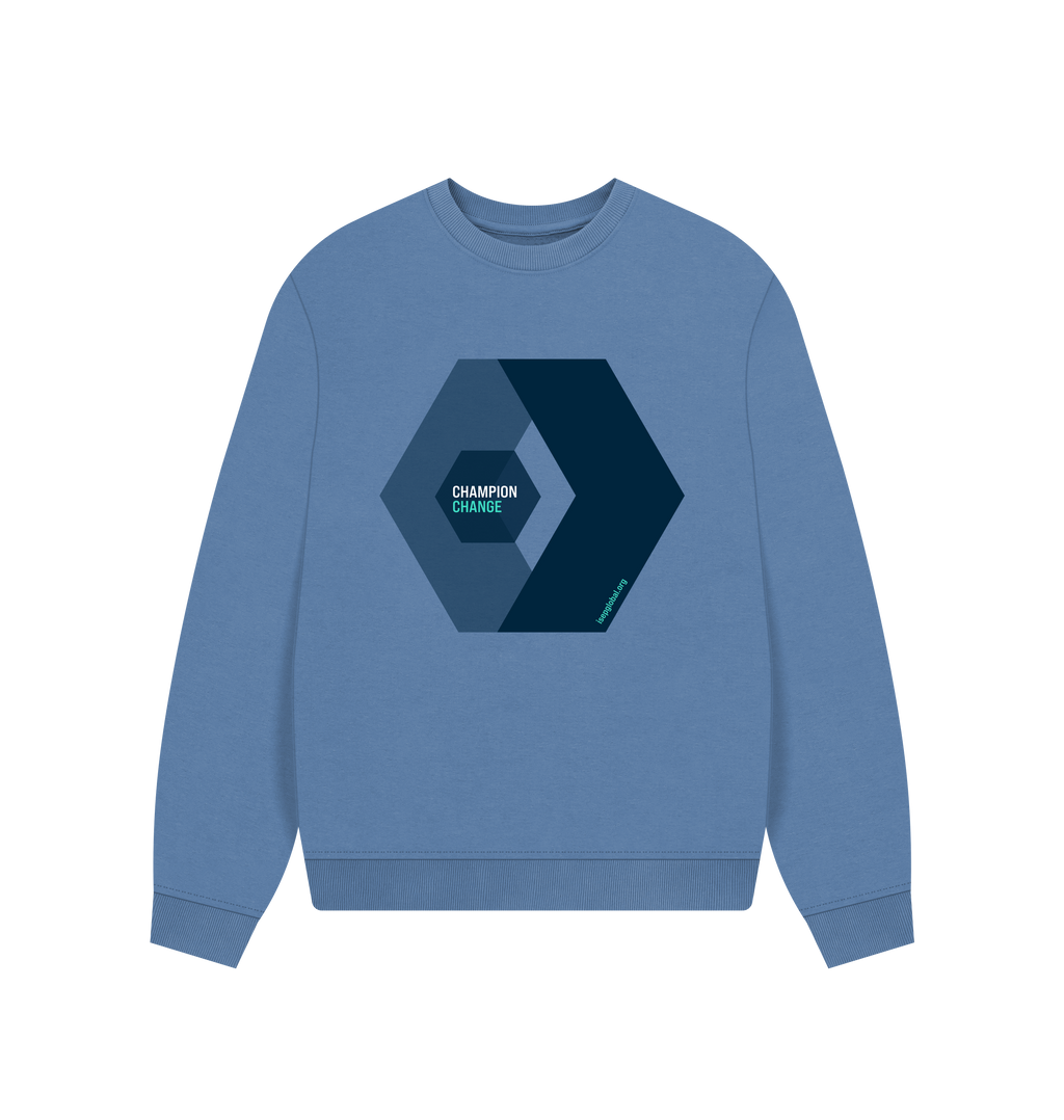 Solent Printed Sweater Front