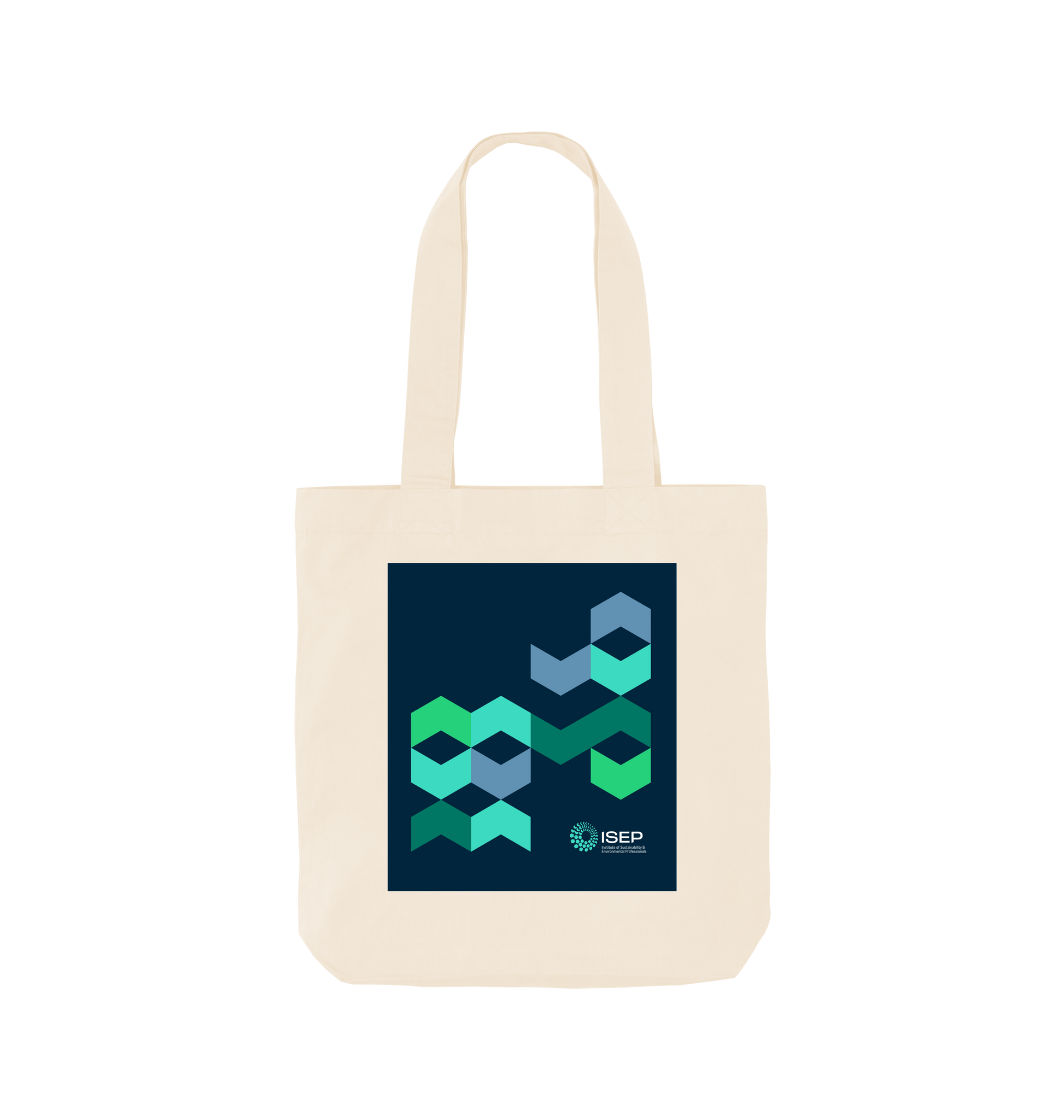 Natural Printed Bag Front
