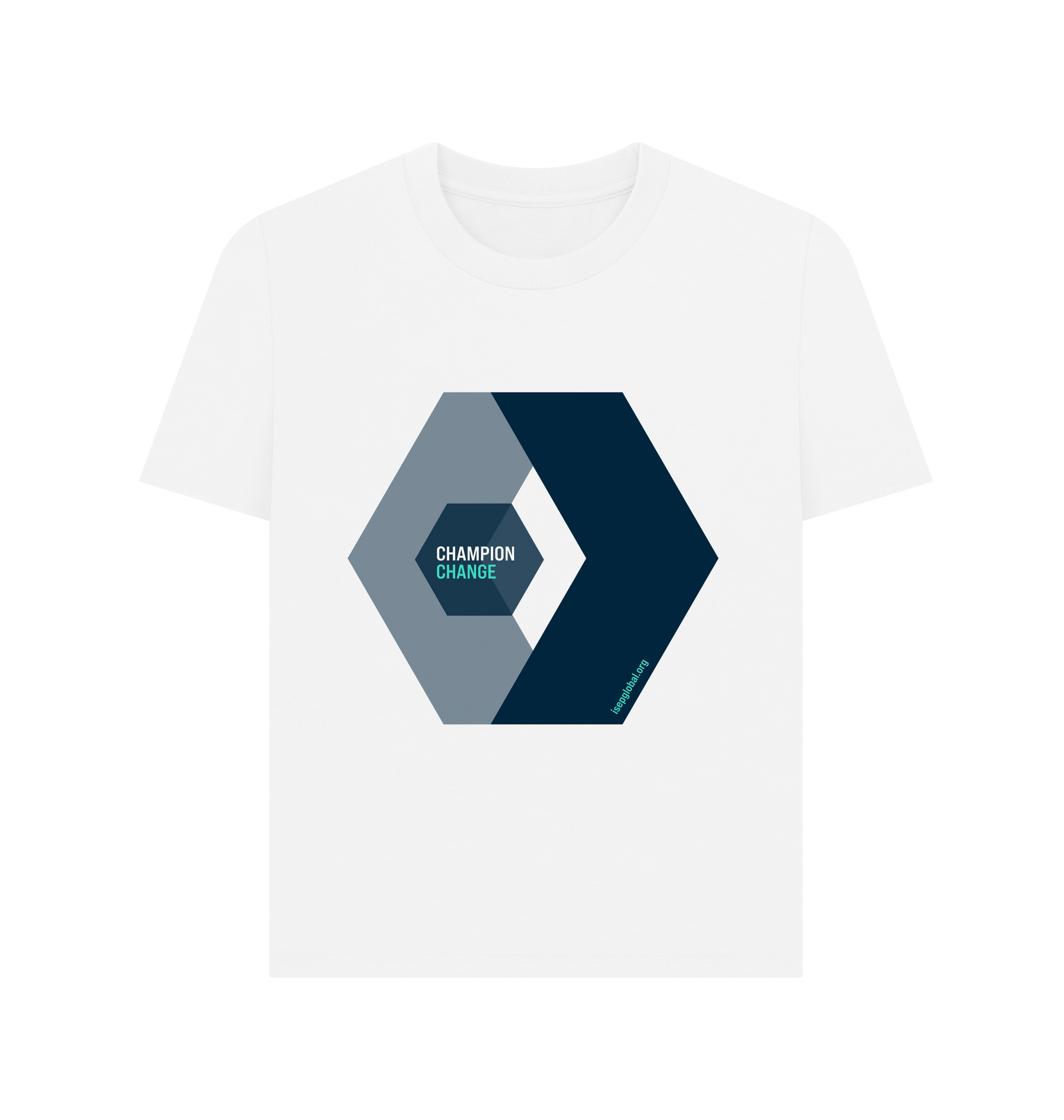 White Printed T-shirt Front