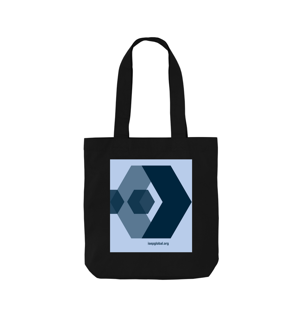 Black Printed Bag Front