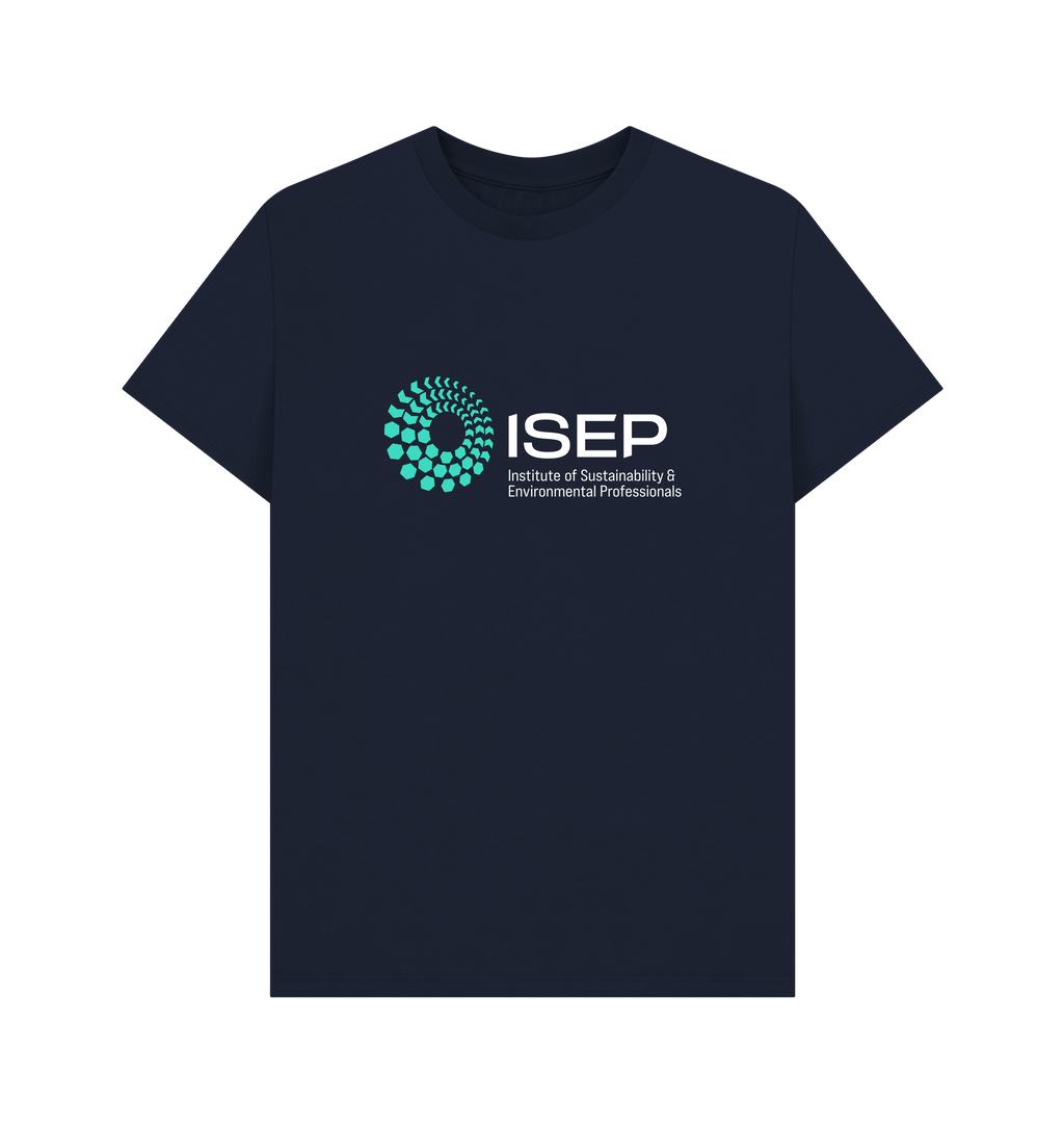 Navy Blue Printed T-shirt Front