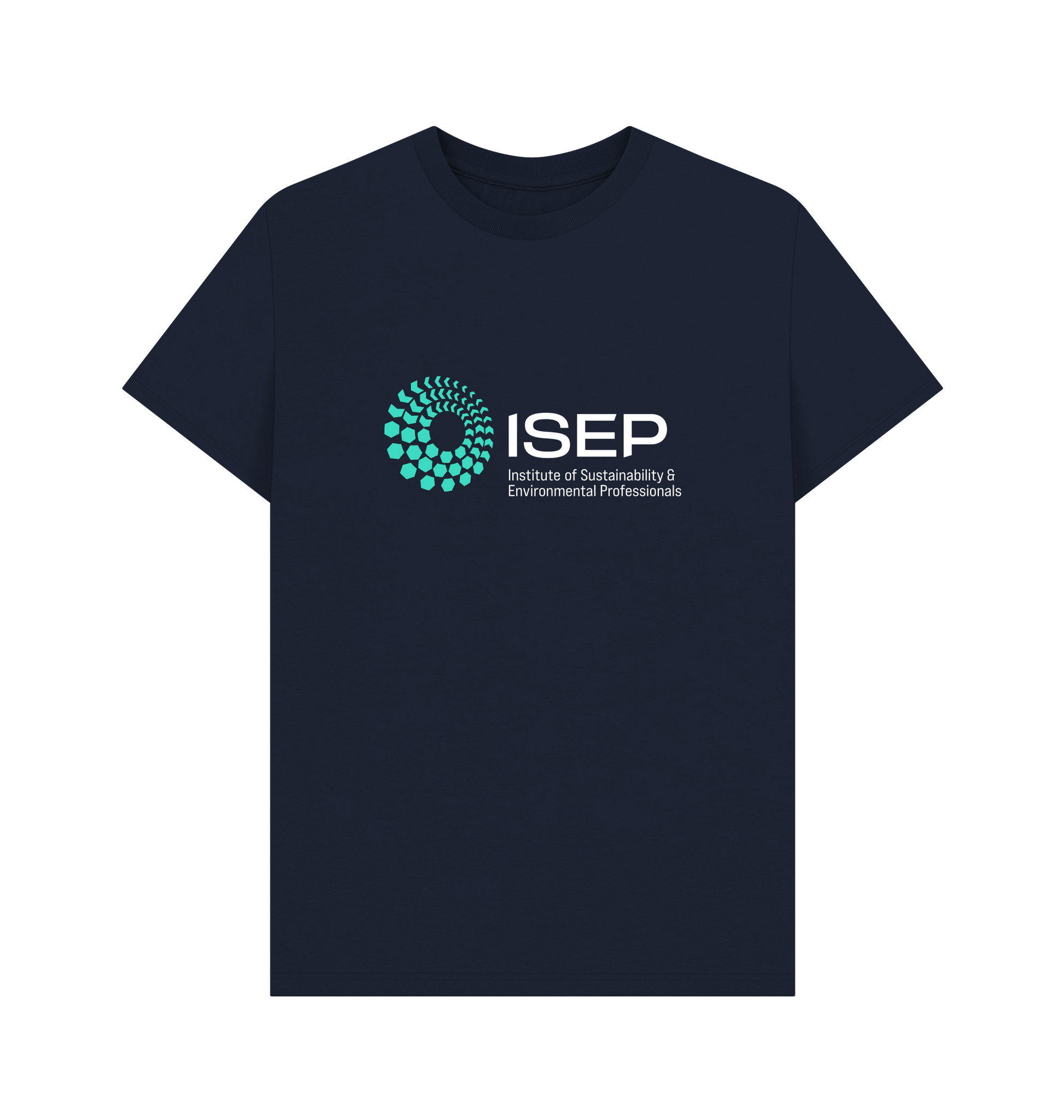 Navy Blue Printed T-shirt Front