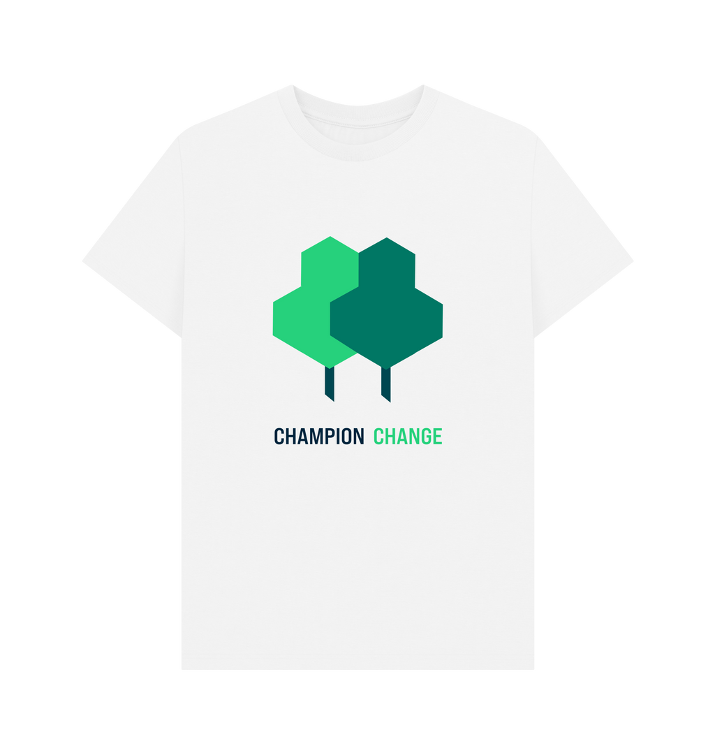White Printed T-shirt Front