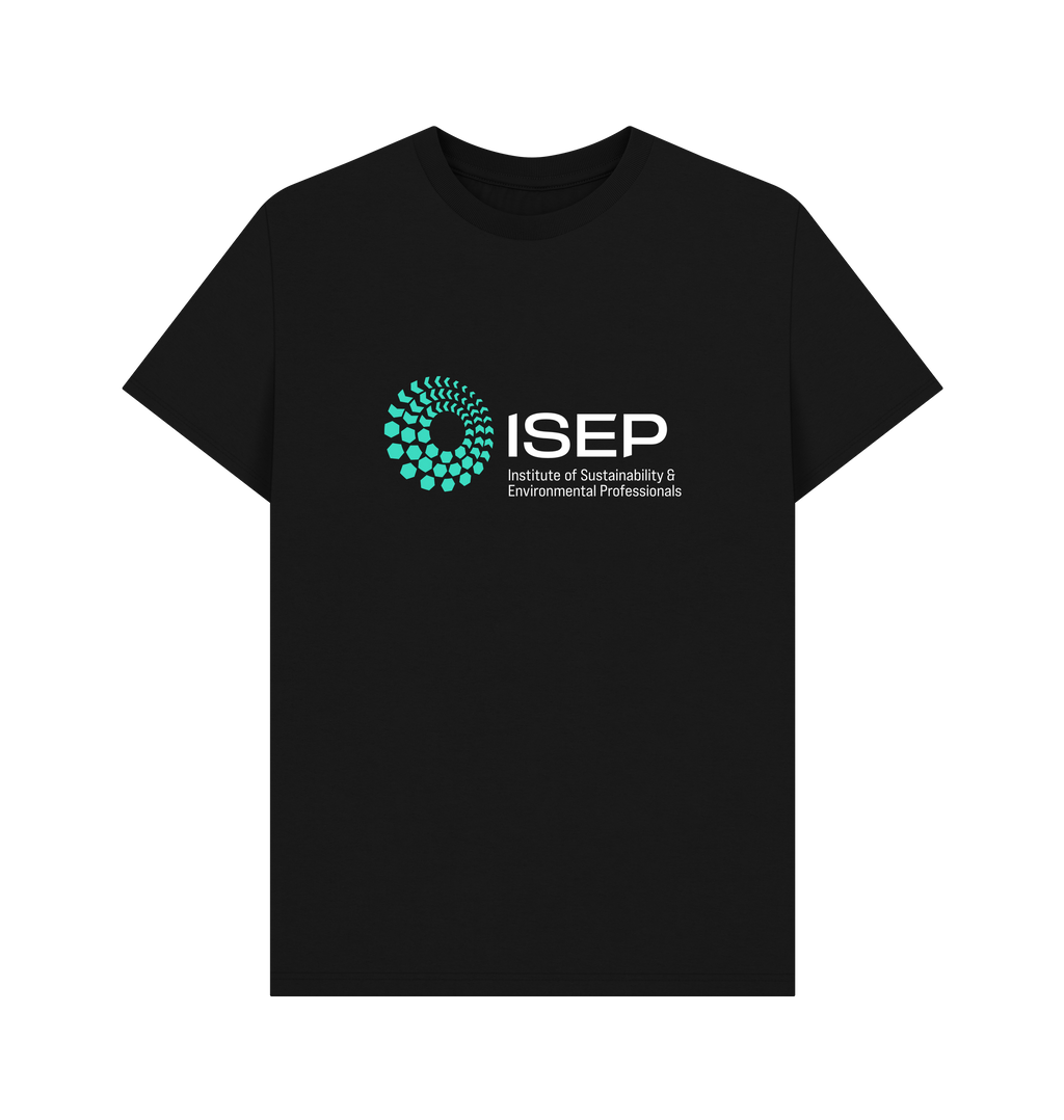 Black Printed T-shirt Front