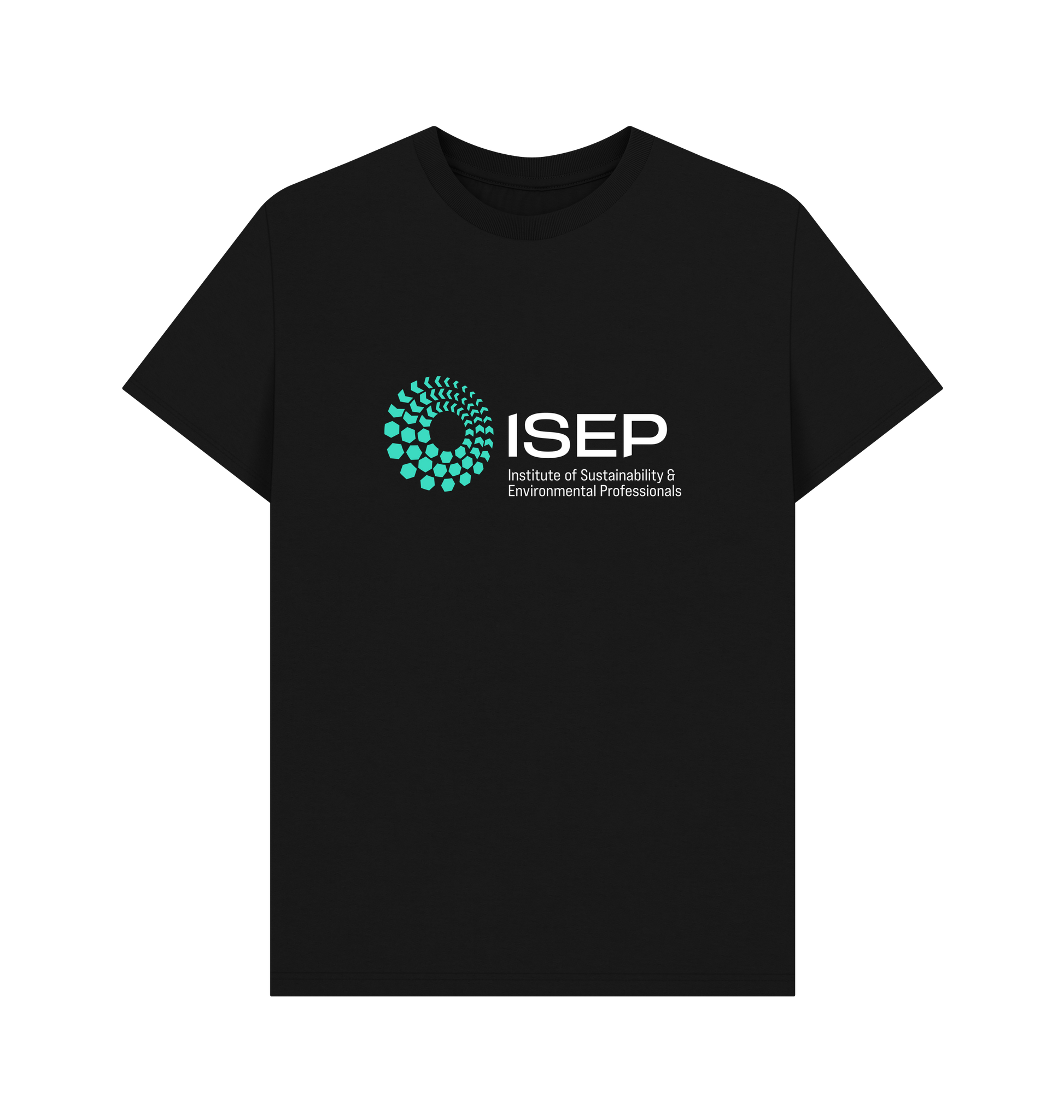 Black Printed T-shirt Front